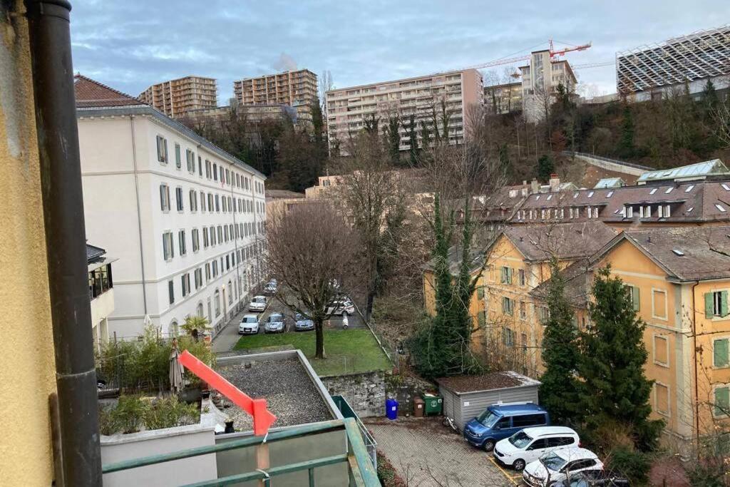 Joli 2 pièces dernier étage, Lausanne centre Esterno foto